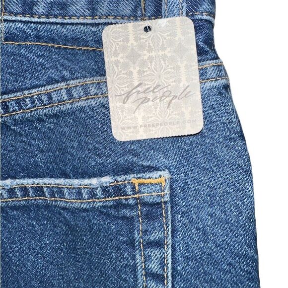 WE THE FREE JEANS BY FREE PEOPLE LASSO IN SAPPHIRE SIZE 26 BUTTON FLY NWT - Picture 6 of 8